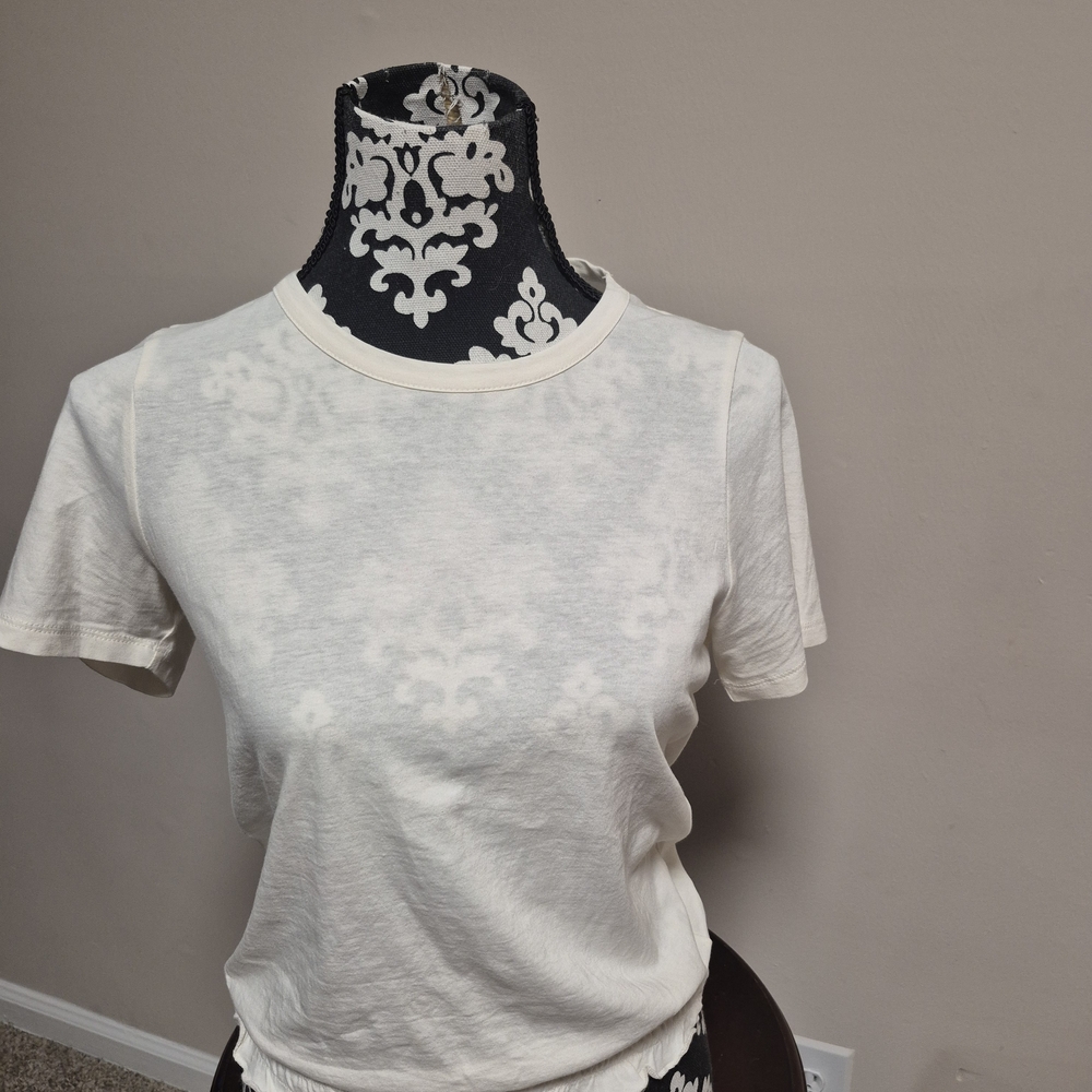 Madewell Off-White Short Sleeve Tee